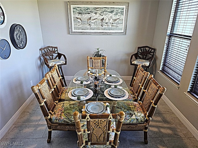 view of dining room