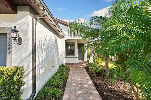 view of entrance to property