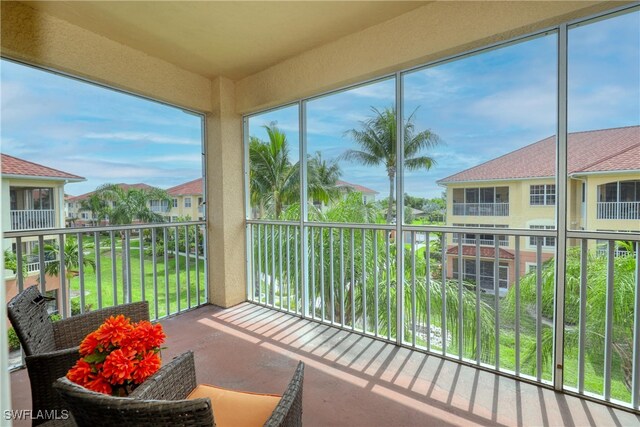 1105 Van Loon Commons Cir Unit 301, Cape Coral, FL 33909 - sunroom featuring plenty of natural light