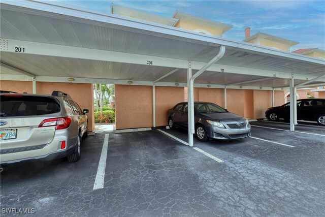 1105 Van Loon Commons Cir Unit 301, Cape Coral, FL 33909 - view of covered parking lot
