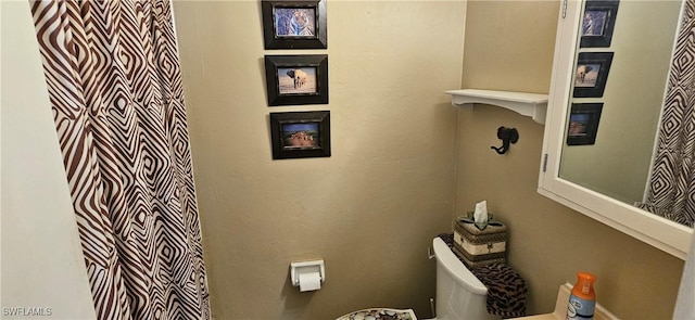 bathroom with toilet