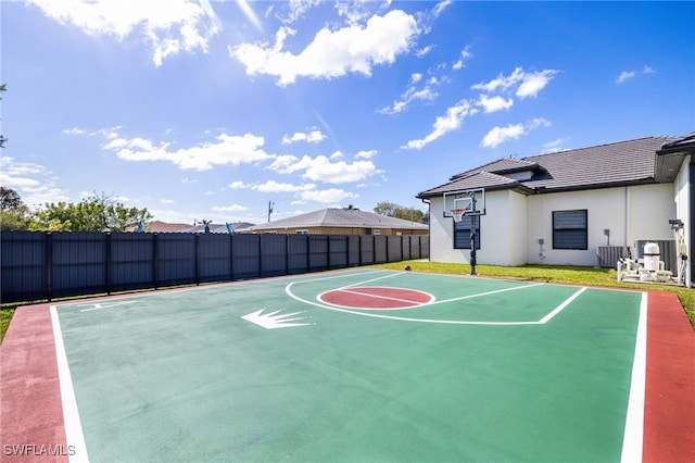 view of sport court