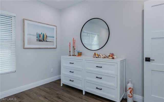 interior details featuring hardwood / wood-style flooring