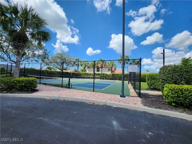 view of basketball court