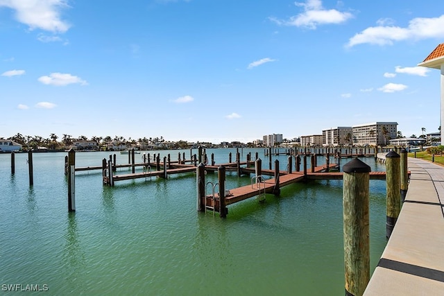 222 Harbour Dr Unit 314, Naples, FL 34103 - view of dock with a water view