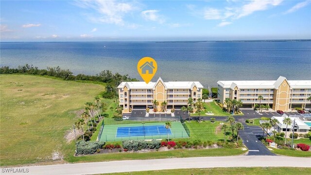 101 N Marion Ct Unit 122, Punta Gorda, FL 33950 - drone / aerial view of a large body of water and apartment complex
