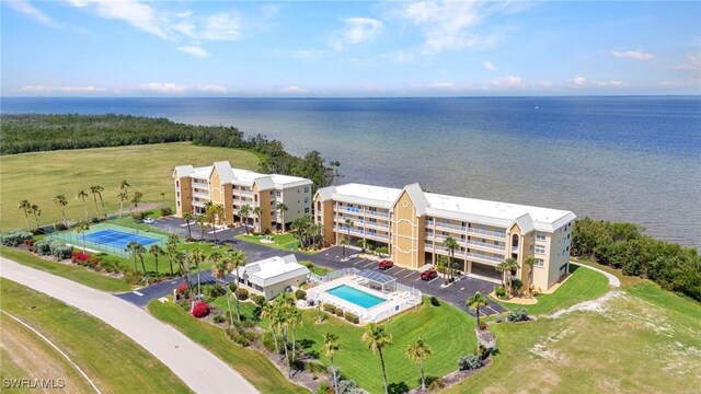 101 N Marion Ct Unit 122, Punta Gorda, FL 33950 - bird's eye view of a large body of water, a pool, and apartment complex
