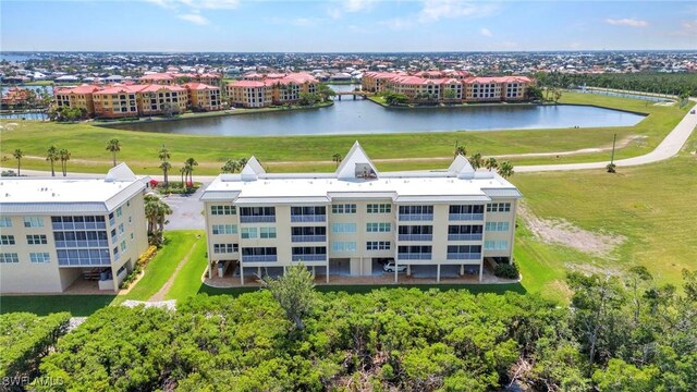 101 N Marion Ct Unit 122, Punta Gorda, FL 33950 - drone / aerial view of a nearby body of water and apartment complex