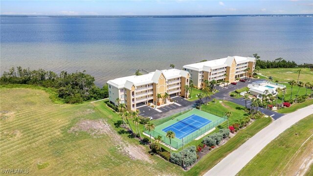 101 N Marion Ct Unit 122, Punta Gorda, FL 33950 - drone / aerial view of a large body of water and apartment complex / building
