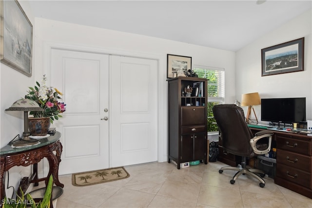 176 Venus Cay Cay, Naples, FL 34114 - tiled office featuring lofted ceiling