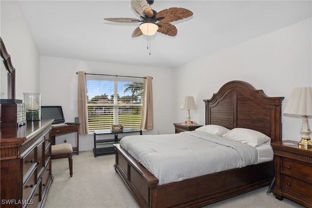 176 Venus Cay Cay, Naples, FL 34114 - bedroom with ceiling fan and light colored carpet