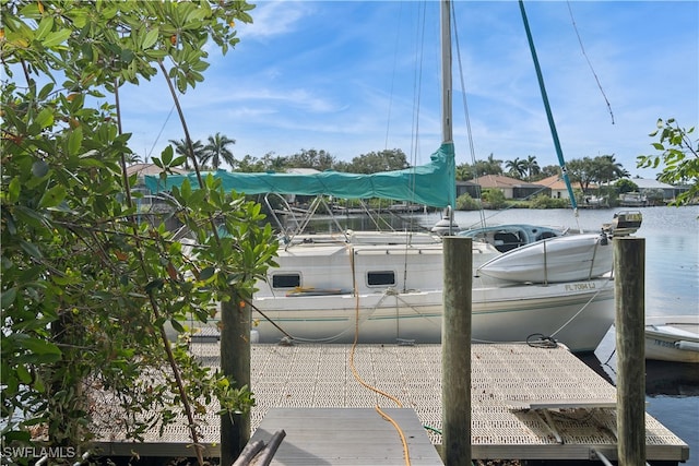 176 Venus Cay Cay, Naples, FL 34114 - view of dock featuring a water view