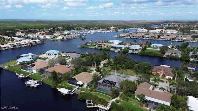 176 Venus Cay Cay, Naples, FL 34114 - aerial view featuring a water view