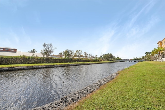 property view of water