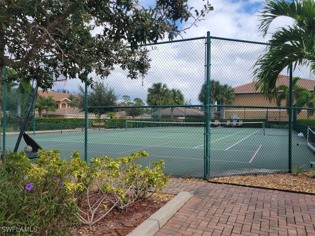 view of sport court