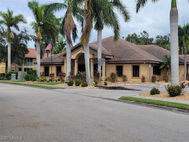 view of front of home