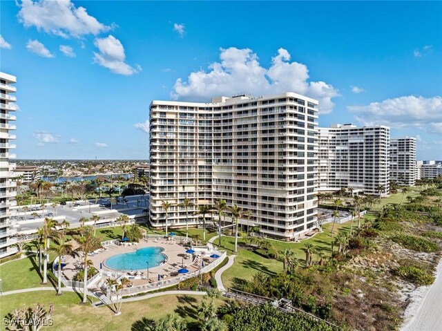 380 Seaview Ct Unit 1808, Marco Island, FL 34145 - view of apartment building / complex featuring a city view