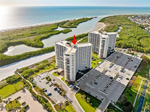 380 Seaview Ct Unit 1808, Marco Island, FL 34145 - bird's eye view of a large body of water and apartment complex / building