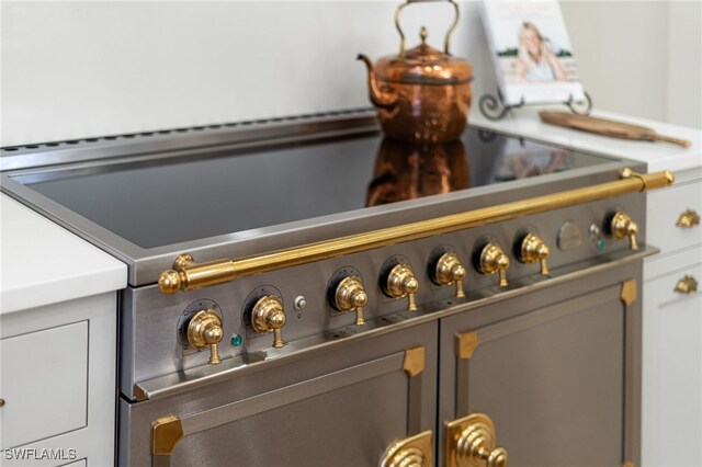 room details featuring stainless steel range