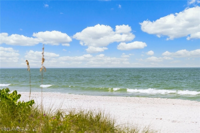 water view with a beach view