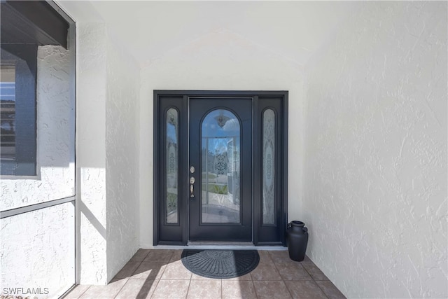 view of exterior entry with french doors