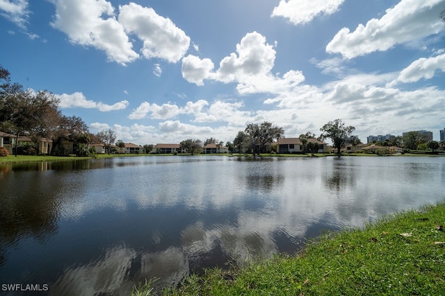 property view of water