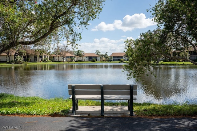 property view of water