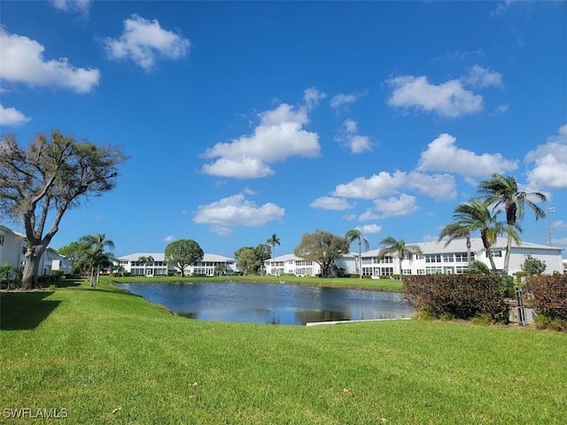 water view with a residential view