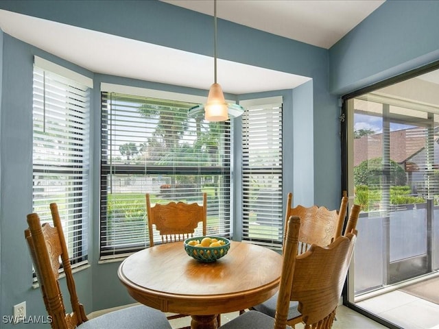 view of dining room