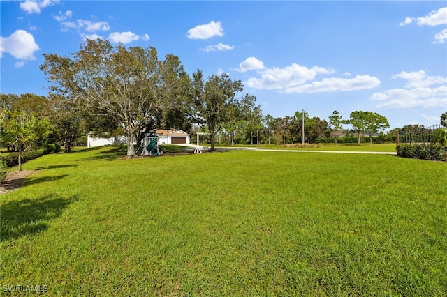 view of yard