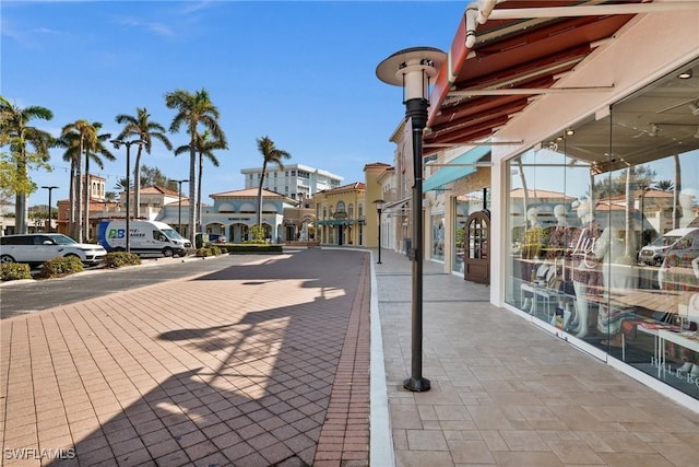 exterior space with a residential view