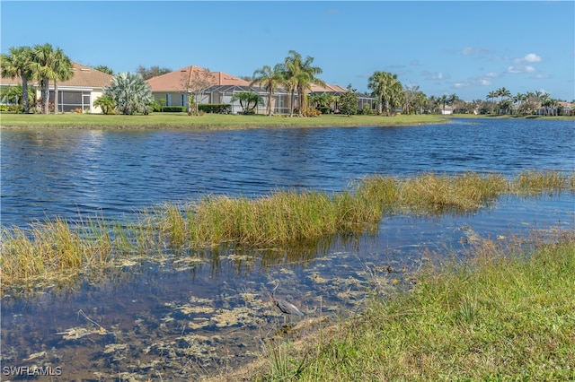 view of water feature