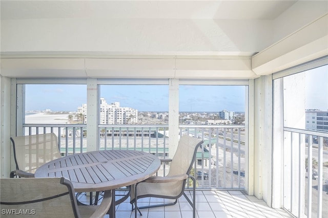 6900 Estero Blvd Unit 701, Fort Myers Beach, FL 33931 - sunroom / solarium with a view of city