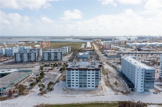 6900 Estero Blvd Unit 701, Fort Myers Beach, FL 33931 - bird's eye view featuring a view of city and a water view