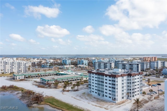6900 Estero Blvd Unit 701, Fort Myers Beach, FL 33931 - drone / aerial view featuring a water view