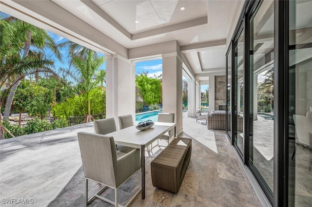 3540 Crayton Rd, Naples, FL 34103 - view of sunroom