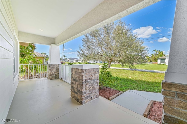 view of patio