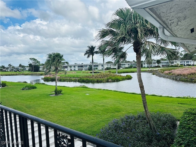 view of water feature