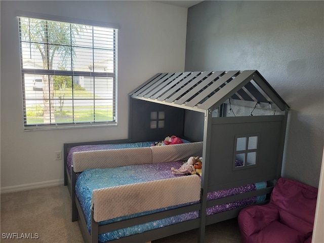 bedroom featuring carpet floors