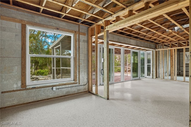 miscellaneous room with plenty of natural light