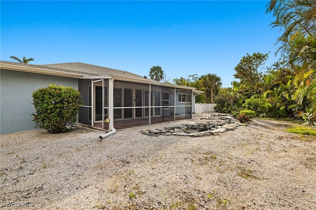 view of rear view of property