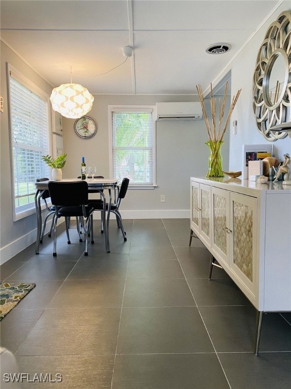 dining area with a wall unit AC