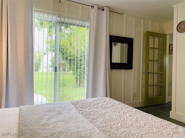 view of tiled bedroom