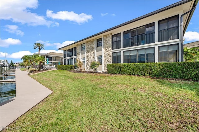 view of property featuring a water view