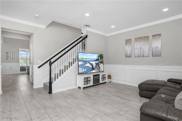17641 Brooksin Ct, Estero, FL 33928 - living room with ornamental molding