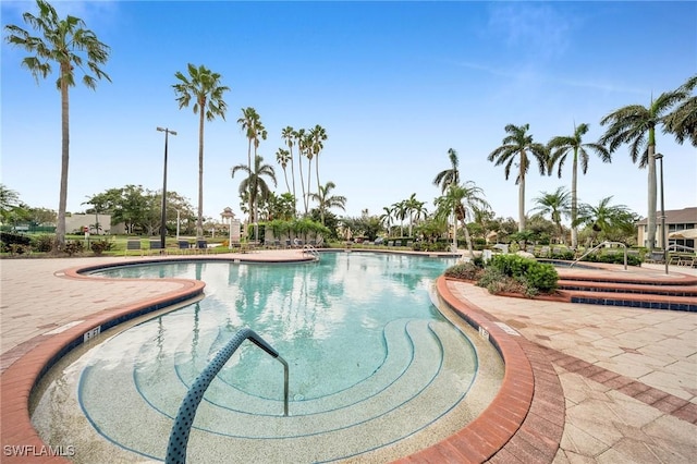view of pool