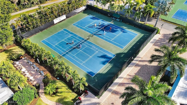 view of sport court