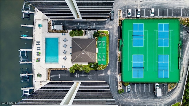 drone / aerial view