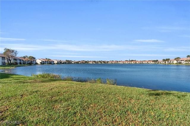 view of water feature