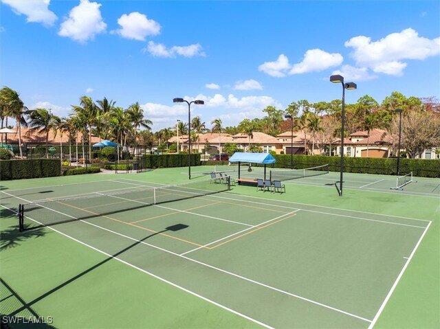 view of sport court